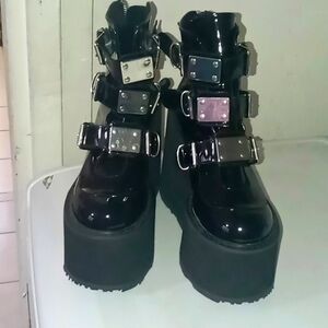 Demonia black boots